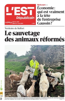 Couverture de L'Est Républicain de mai 2024